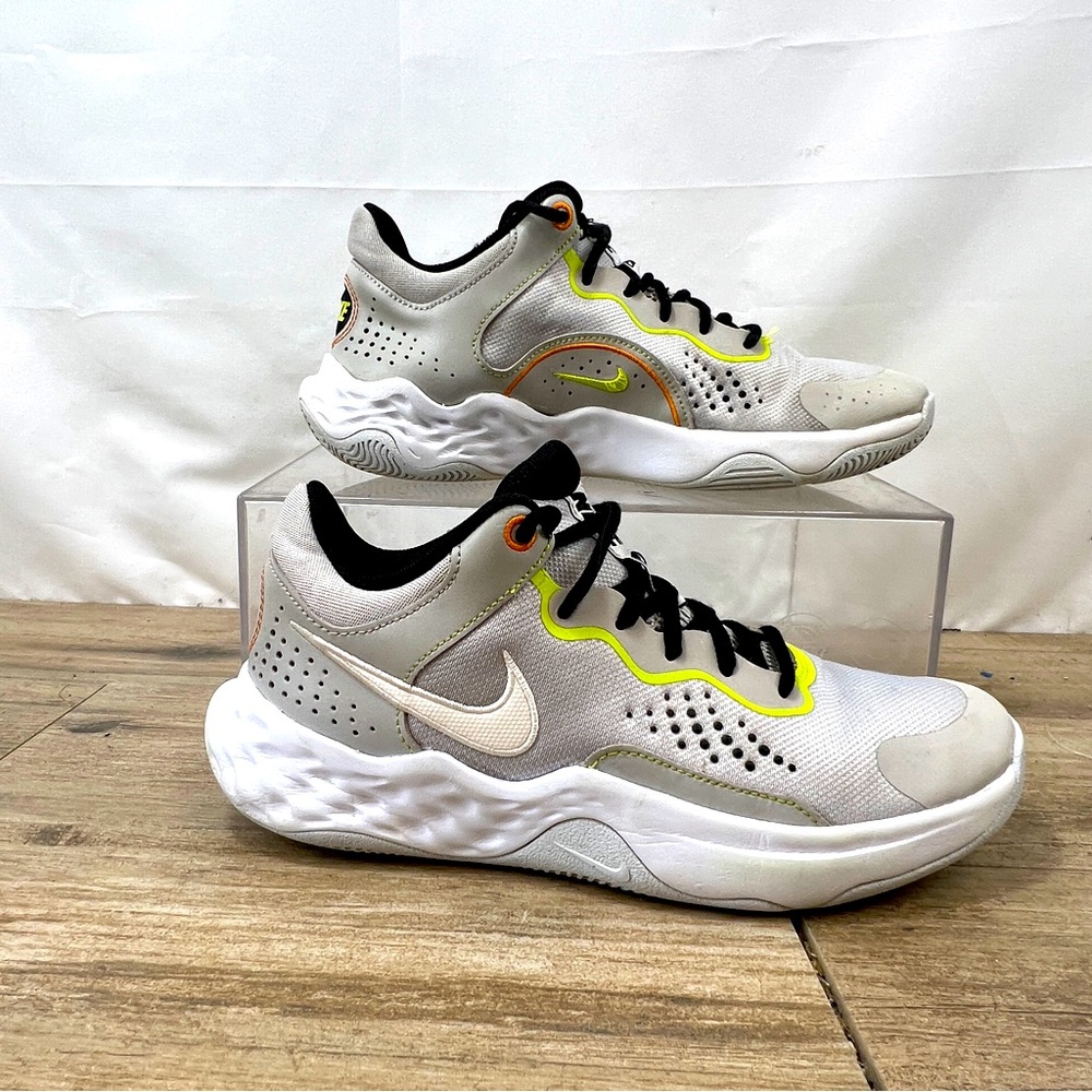 NIKE Men's Fly By Mid 3 Basketball Shoes Sneaker Light Iron Ore DD9311 004 Sz 8